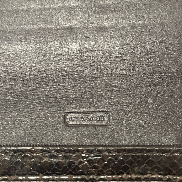 Coach Python Wallet Brown/Black - Picture 4 of 7